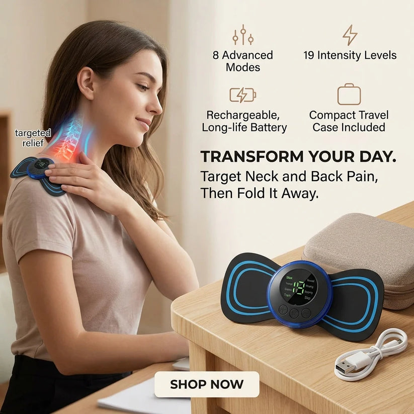 EMS Muscle Stimulator – Electric Muscle Trainer & Body Massager